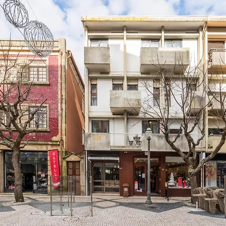 Host Wise - Spacious Fresh Flat W Terrace - Near Sea Apartman Espinho